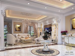 Tính Linh Hoạt trong Thiết Kế Kiến Trúc: Kỹ Thuật Tạo Ra Các Không Gian Sống Động 1 PHONG KHACH 01